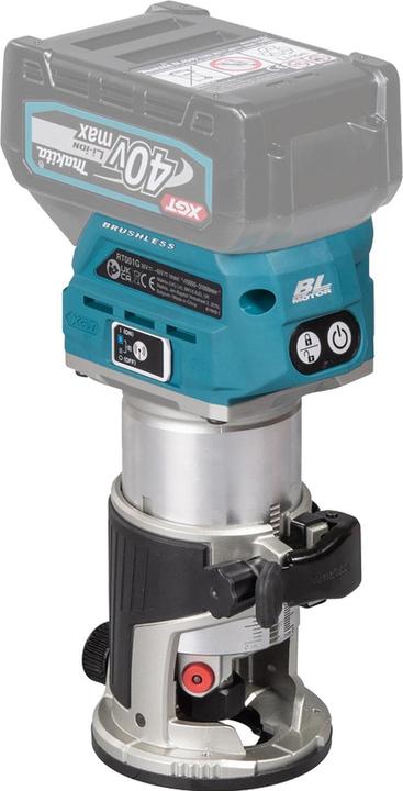 Produktbild Makita RT001GM205 Akku-Multifunktionsfräse 40V max. / 4 Ah 2 Akkus + Ladegerät im MAKPAC