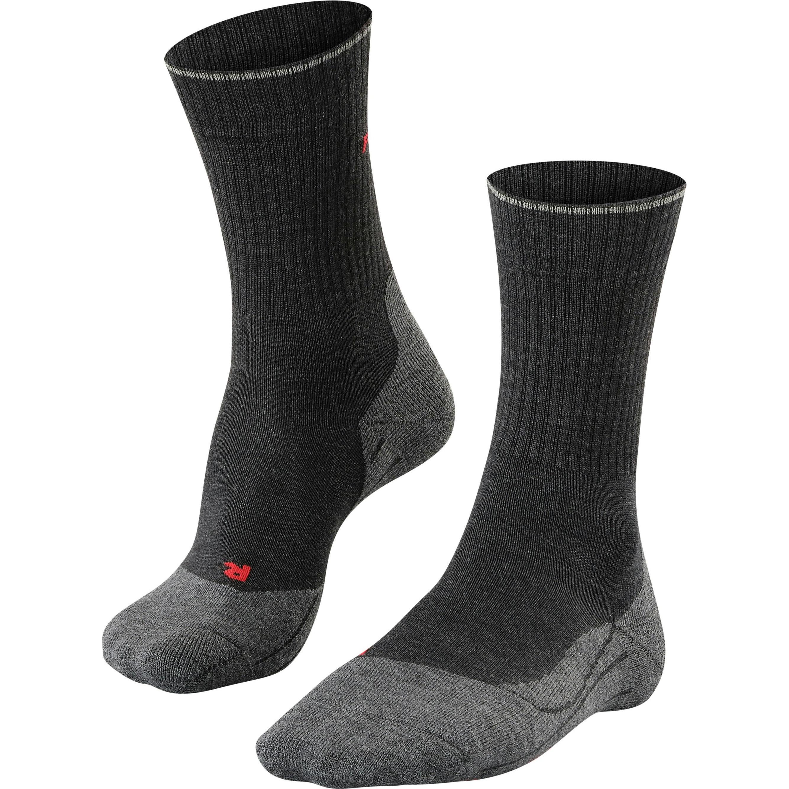 Falke, Herren, Sportsocken, TK2WoSilk (44 - 45), Schwarz