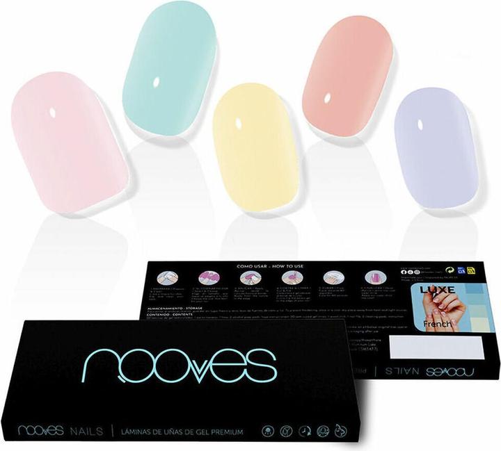 Nooves Pre-Cured Gel (Kunstnägel, Mehrfarbig)