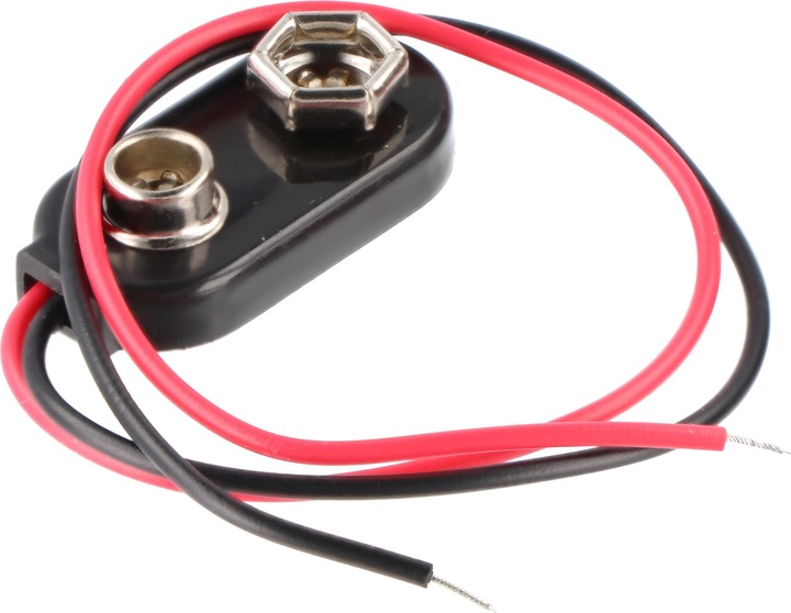 Actual product image Goobay 1x 9V block battery holder