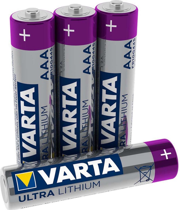 Productafbeelding Varta ULTRA Lithium (4 Pcs., AAA, 1100 mAh)