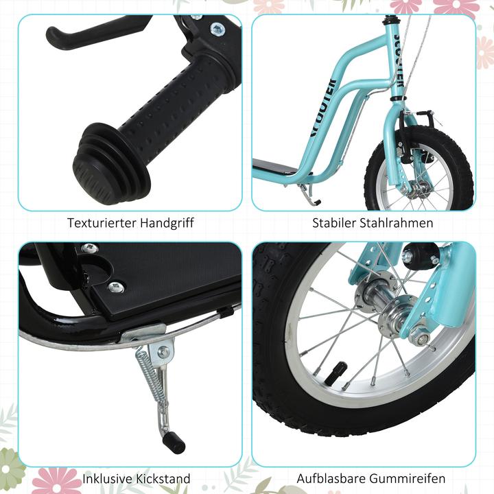 Actual product image Homcom Children's scooter with height-adjustable handlebars
