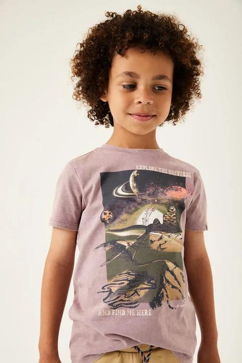 Produktbild Garcia T-Shirt explore the Universe marsala (92)