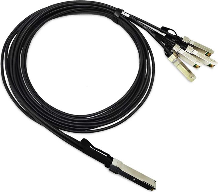 Produktbild Digitus 40G QSFP+ to 4XSFP+ Direct Attach Cable 1m (S/UTP, CAT6, 1 m)