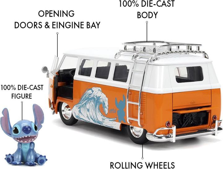 Produktbild Jada Stitch 1961 VW Bus 1:24
