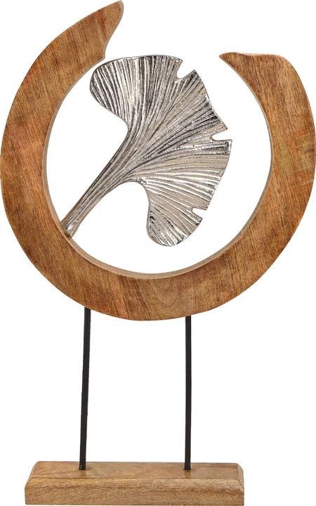 Actual product image Natura Punto Metal Deco Ginkgo Leaf