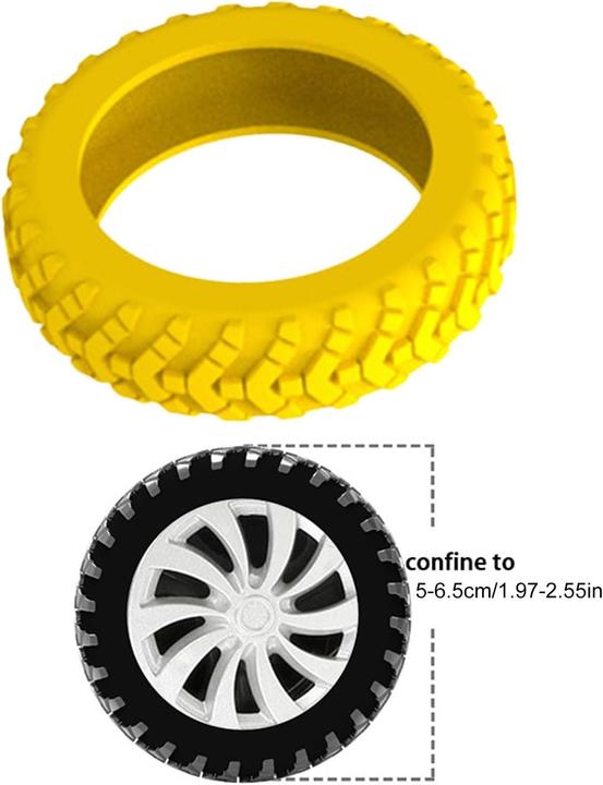Produktbild Swissdetector Kofferreifenhülle - Leise - 8 Stück - Gelb (Kofferwaage)