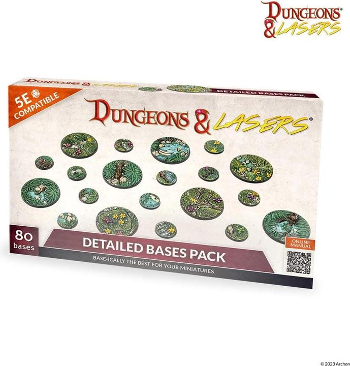 Actual product image Archon Studio Dungeons & Lasers - Detailed Bases Pack (English)