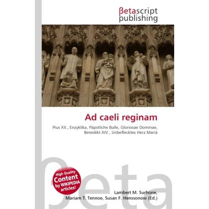 Ad caeli reginam, Sachbücher