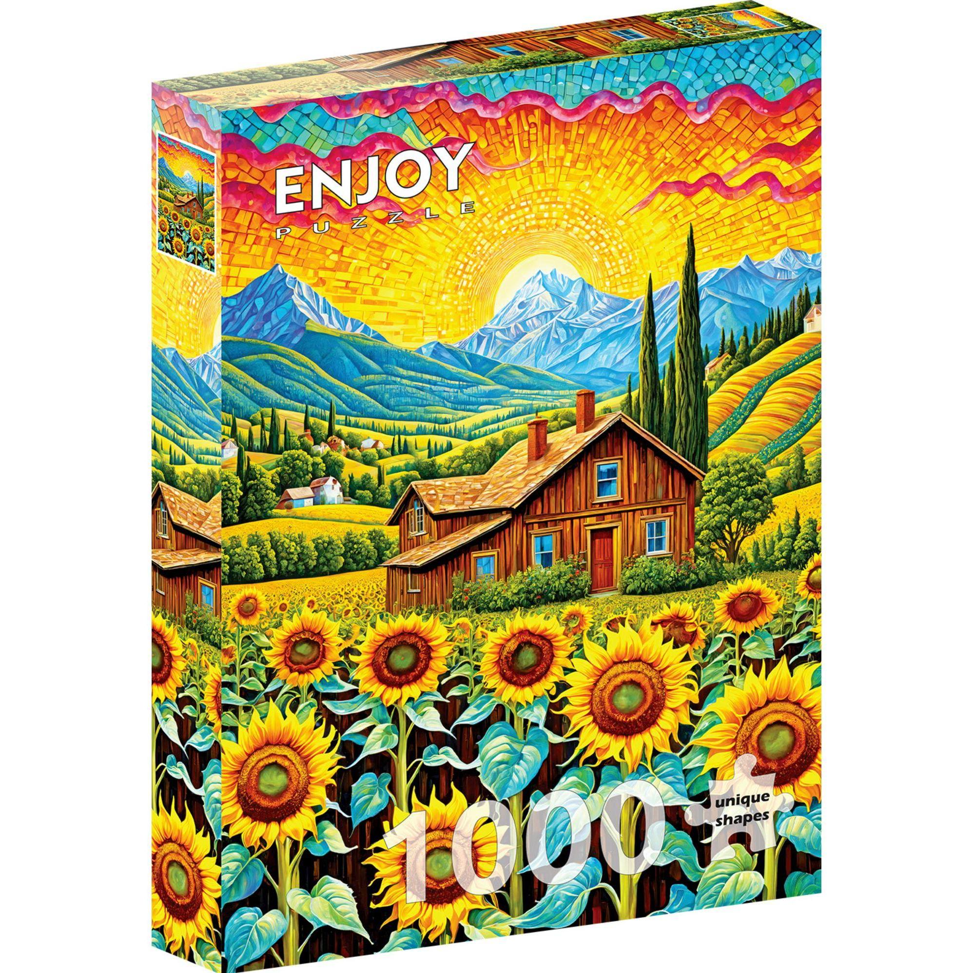 Enjoy Puzzle Puzzle 1000 Teile - Sonnenblumenhaus (1000 Teile)