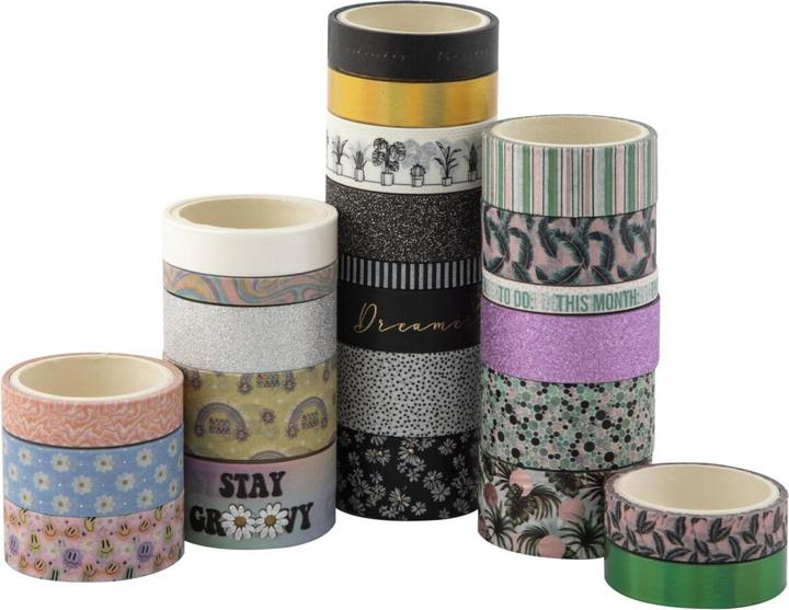 Actual product image Grafix Washi tape 24 pcs