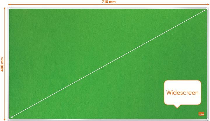 Immagine prodotto Nobo Lavagna di feltro Impression Pro 1915424 verde, 40x71cm (Bacheca, 40 x 71 cm)