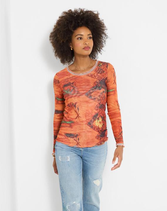 Image du produit Joe Browns Mock Layer Printed Mesh Top (40)