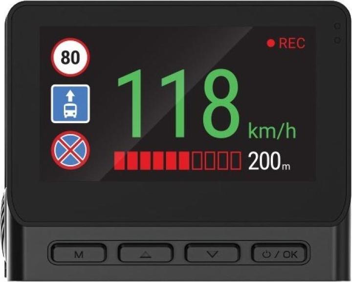 Produktbild Navitel GPS-Videorekorder | RS990 | IPS-Display 3" | GPS (Satellit) | Inklusive Karten (Eingebautes Display, Eingebautes Mikrofon, GPS-Empfänger, Full HD)