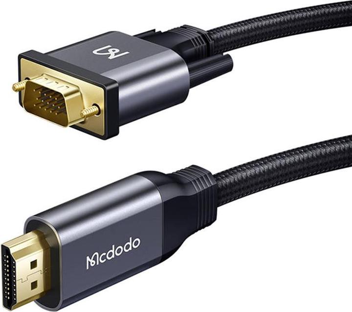 Image du produit Mcdodo Câble HDMI - D-Sub (VGA) 2m szary (79827) (2 m)
