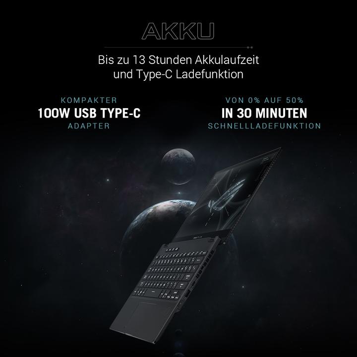 Actual product image ASUS Rog Flow X13 Flip (13.40", AMD Ryzen 7 6800HS, 16 GB, 512 GB, CH)