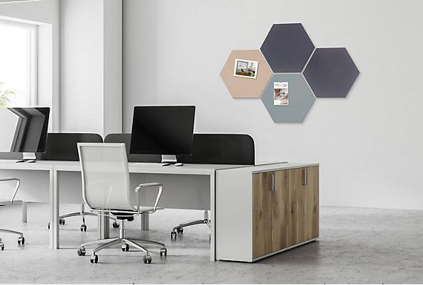 Produktbild Chameleon Design-Pinnwand sechseckig (Pinnwand)
