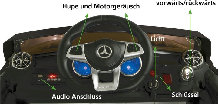 Actual product image Jamara Ride-on Mercedes SL65 (12 V)