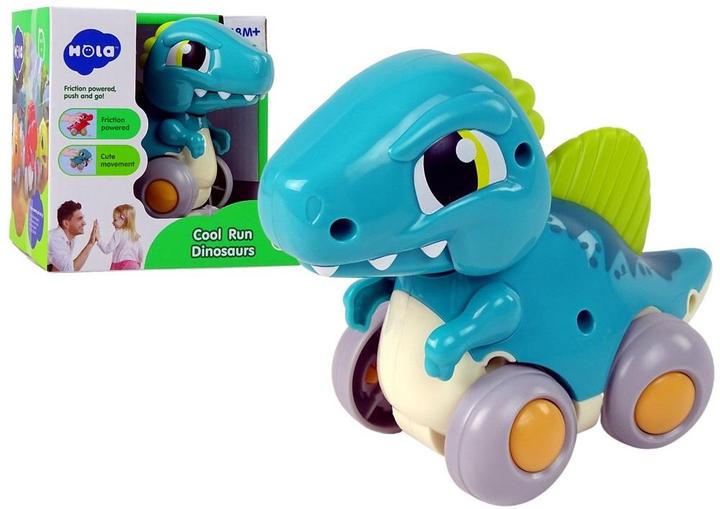 Triton Dinosaurier auf Rädern blau