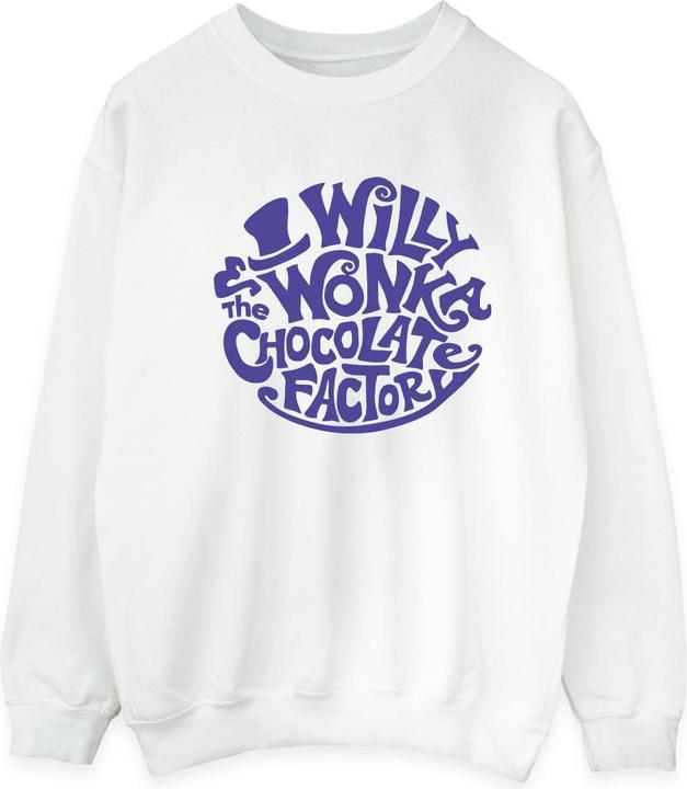 Produktbild Willy Wonka & the Chocolate Factory Typed Logo Sweatshirt (L)