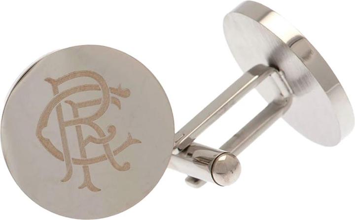 Immagine prodotto Rangers FC Set di Gemelli Stemma Acciaio Inossidabile Rotonda (100% materiale sintetico)