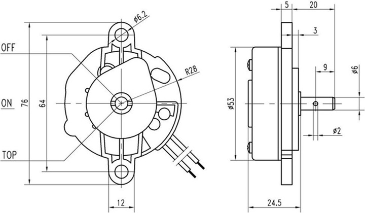 Produktbild Eneroid Timer-Federaufzugsschaltwerk DFJ-120, 120 Minuten