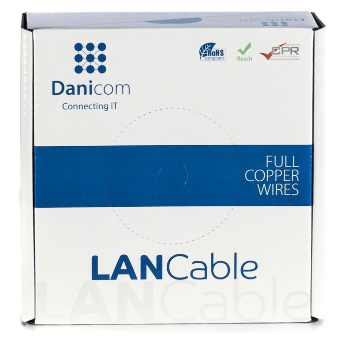 Dsit Danicom CAT5E Ftp 50m Starrleiter (Ftp, CAT5e, 50 m), Netzwerkkabel