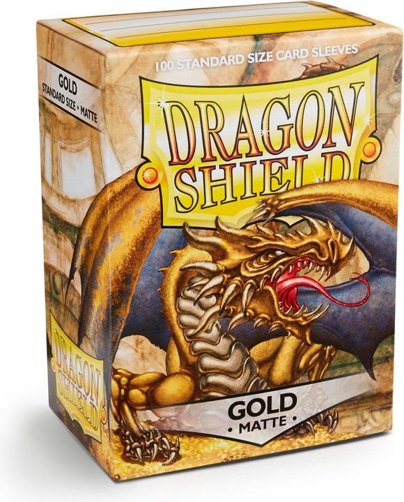 Actual product image Arcane Tinman ART11006 - Matte - Gold (100) Card Sleeves