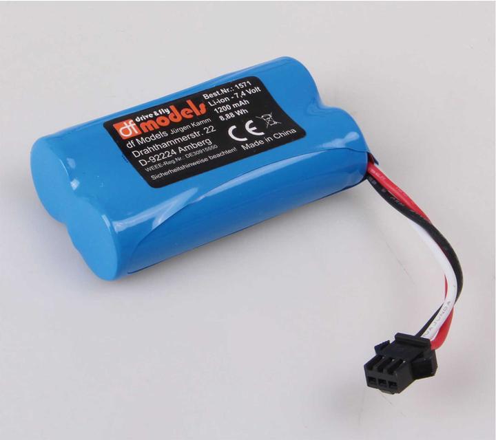 Image du produit DF-Models Batterie pour Fun-Racer & Turbine X (7.40 V, 1200 mAh)