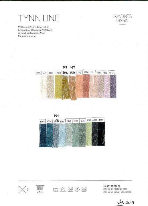 Actual product image Sandnes Garn Tynn Line 50g (220 m)