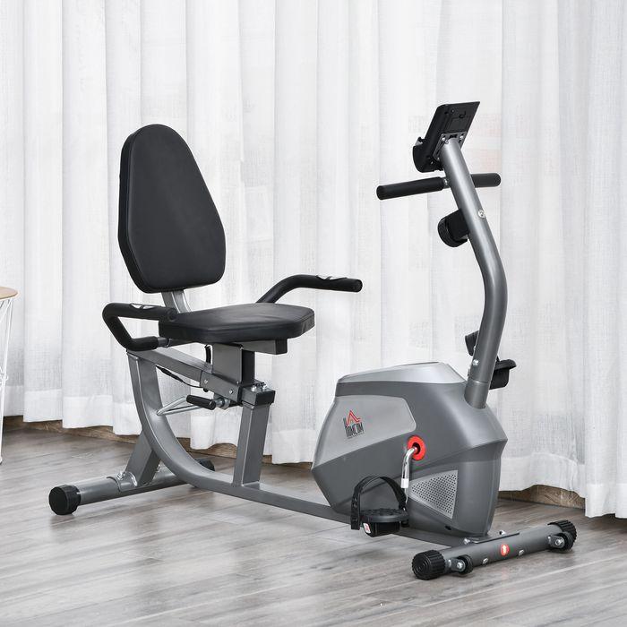 Produktbild Swisshandel24 Liegeergometer mit LCD-Anzeige 8 stufig einstellbarem Magnetwiderstand Nutzergewicht bis 110 kg Meta