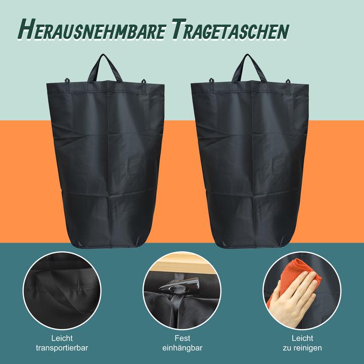 Produktbild Relaxdays Pfandflaschen-Sammelbehälter 2 Fächer (140 l)