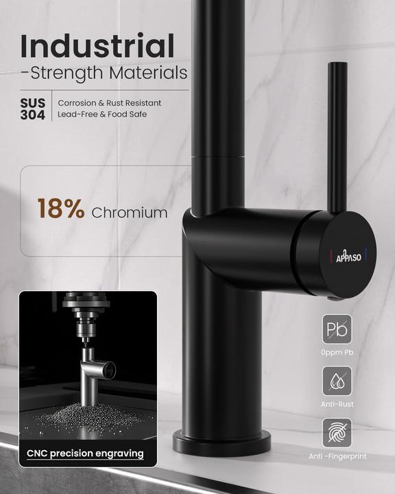 Image du produit Appaso Küchenarmatur mit ausziehbarer Brause