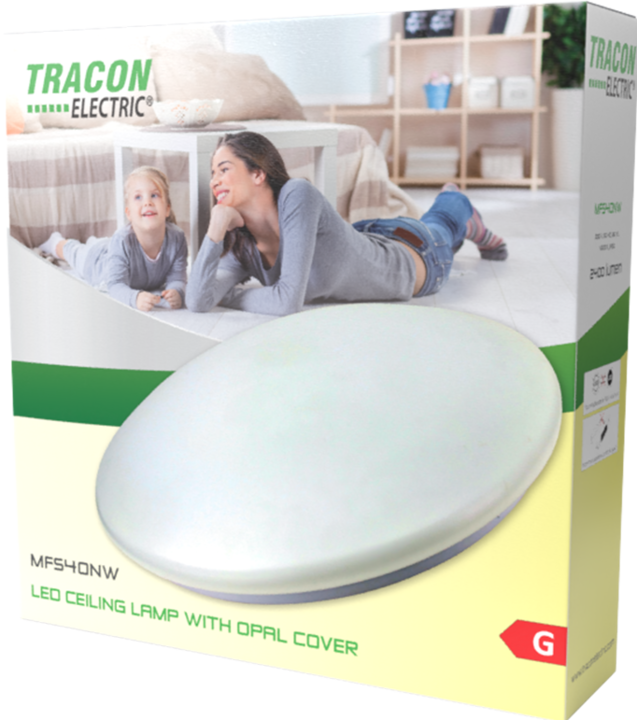 Image du produit Tracon Applique murale LED avec diffuseur opale (1600 lm)
