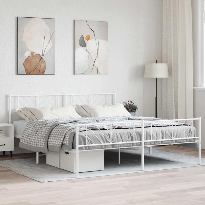 Produktbild vidaXL Metall Bettgestell (180 x 200 cm)