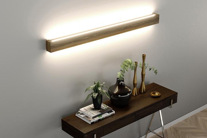 Actual product image kln.swiss Wooden Wall Lamp Linea (5700 lm)