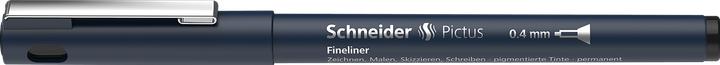 Produktbild Schneider Fineliner Pictus, 0,4 mm, schwarz (Schwarz, 1 x)