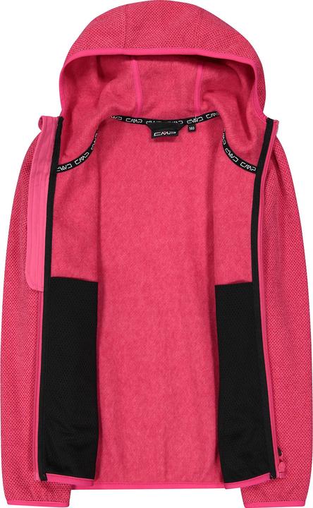 Actual product image CMP Campagnolo Girl's Jacket Fix Hood Jacquard Knitted 3H19825 (164)
