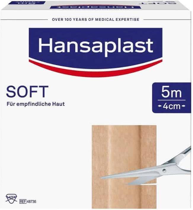 Actual product image BSN Hansaplast® Soft Wound Dressings 5 m x 8 cm (1 x)