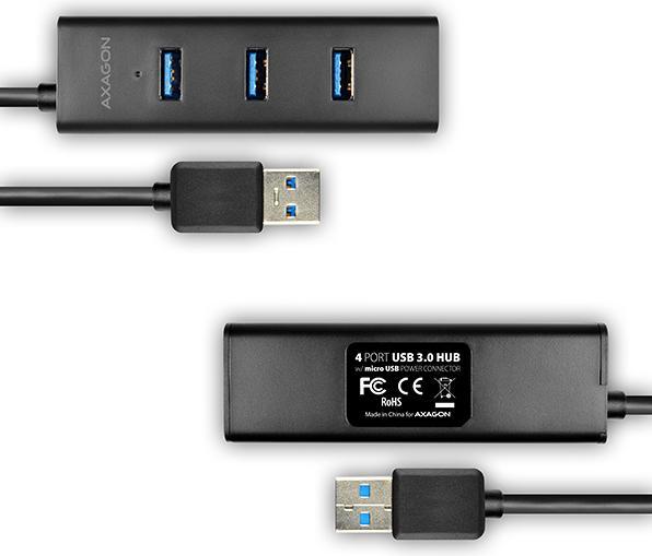 Produktbild Axagon HUE-S2BL (USB-C, 4 Ports)