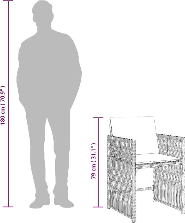 Produktbild vidaXL Gartenstuhl