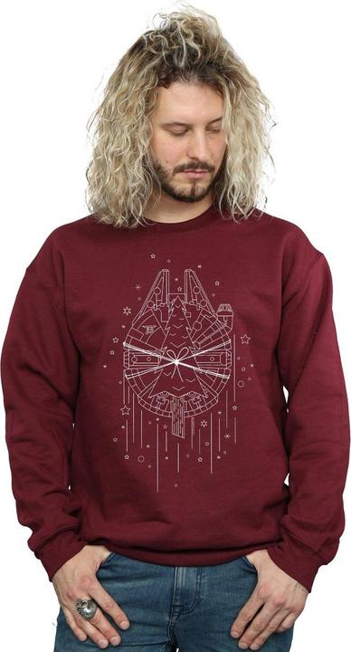 Produktbild Star Wars Millennium Falcon Christmas Tree Delivery Sweatshirt (M)
