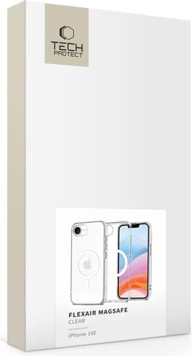 Produktbild Tech-Protect FlexAir MagSafe iPhone 16e Case - Clear (Apple iPhone 16e, Apple iPhone 17e)