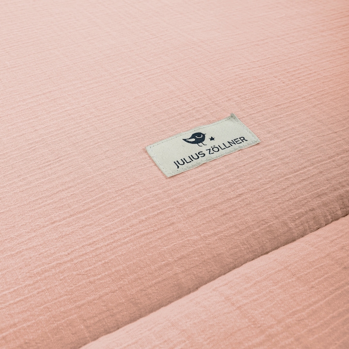 Produktbild Julius Zöllner Krabbeldecke Musselin, Dusty Rose