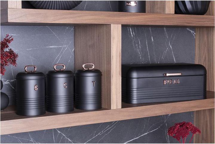 Actual product image BerlingerHaus 4-Piece Storage Set Black Rose Collection