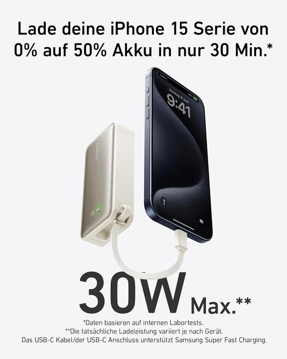Actual product image Anker Nano Power Bank (10000 mAh, 30 W, 30 Wh)