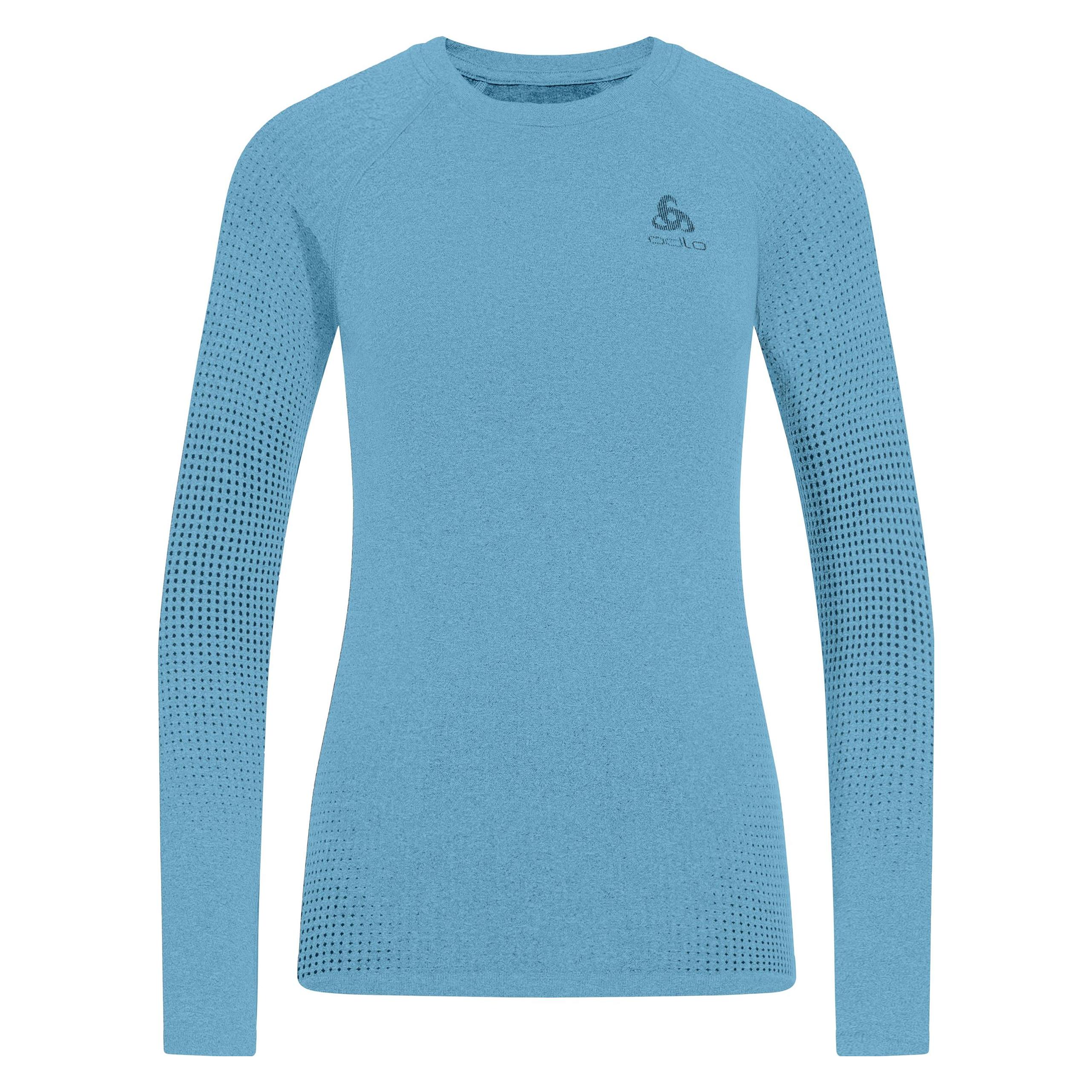 Odlo, Vrouwen, Functioneel Overhemd, Prestaties Warm (S), Blauw, S