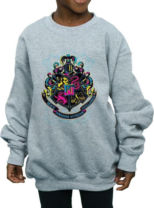 Immagine prodotto Neon Hogwarts Crest Felpa Ragazze (116)