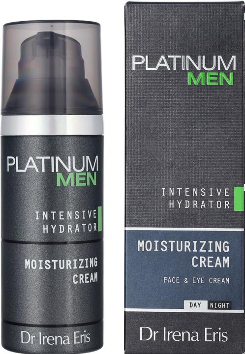 Actual product image Dr Irena Eris Platinum Men Intensive Hydrator Moisturising Cream 50Ml (50 ml, 24h cream)