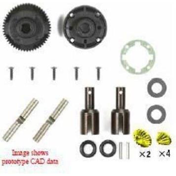 Tamiya TA06 Cono in acciaio diff. set posteriore